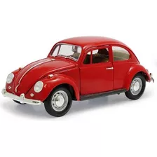 1967 Volkswagen Fusca Beetle Vermelho 1:18 Yat Ming S/ Juros