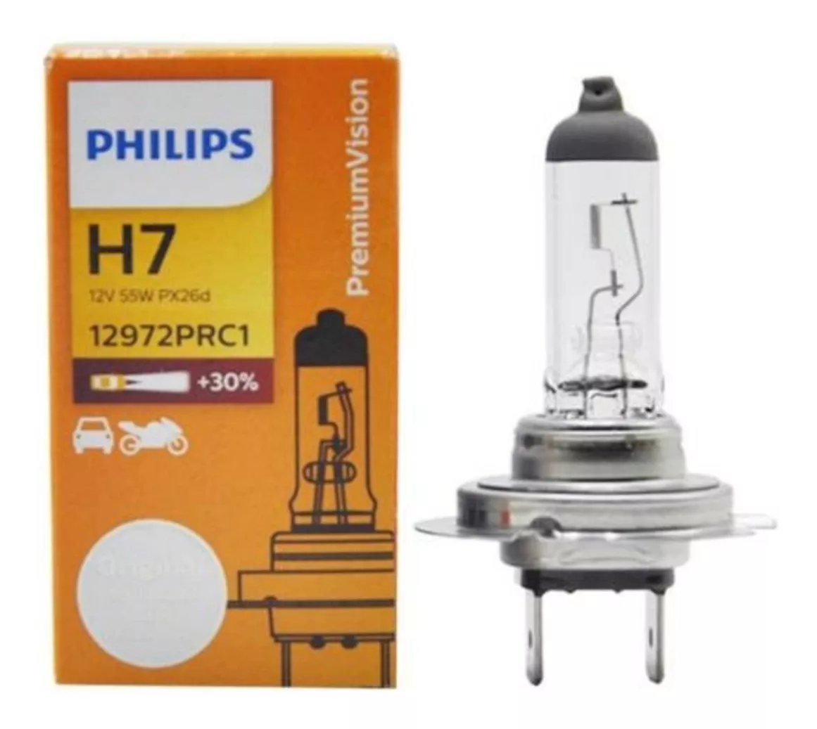 Lampada H7 Premium 55/60w 12v Original Philips