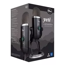 Micrófono Blue Yeti X Negro Usb Streaming Profesional