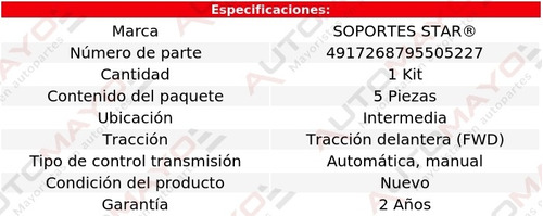 Jgo Sop Gomas Escape Interm S Star Shadow L4 2.2l 89-94 Foto 2