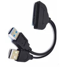 Adaptador Usb Doble 3.0 Disco Duro Ssd Sata 2.5