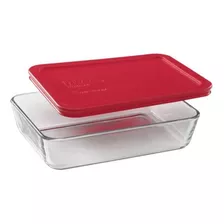 Contenedor Rectangular Simply Store Tapa Roja 750ml Pyrex