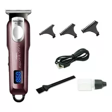 Maquina De Acabamento E Cortar Cabelo Sem Fio Daling Dl-1097