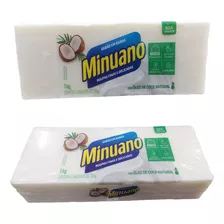 Sabão Em Barra Minuano Coco Kit Com 2 Unidades De 1kg