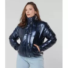 Campera Puffer Mujer Piel En Su Interior Impermeable Calidad