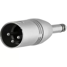Adaptador Conector Plug Xlr Macho X P10 Mono Desbalanceado