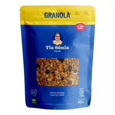 Granola Tradicional Castanha Fruta Pacote 400g Tia Sônia