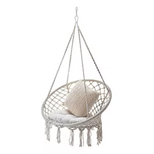 Silla Hamaca Colgante Tejida Macrame