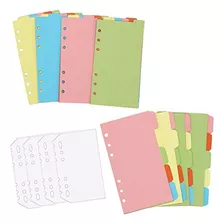 Long Tao 12 Set A6 6 Agujeros Durable Colorido Cuaderno De H