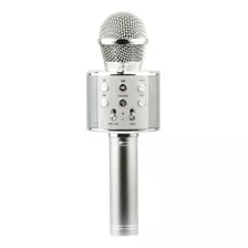 Microfone Karaokê Infantil Com Bluetooth Prata - Toyng