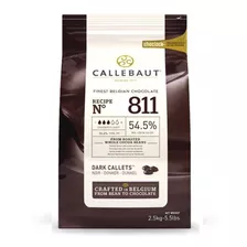 Chocolate Callebaut Em Gotas Amargo 54,5% 811- 2,01kg