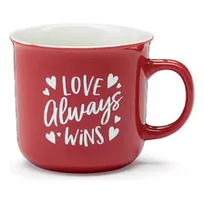 Burton+burton Love Always Wins Taza De Café De 14 Oz