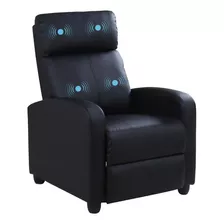 Poltrona Massagem Sofa Reclinavel Eletrica Bivolt Relaxmed Cor Preto 110v/220v