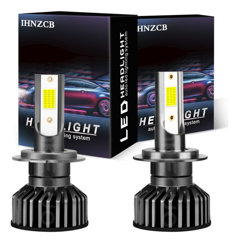 Foto de 2 Faros Led H7 De Haz Alto/bajo, 6000 K, Blanco Fro