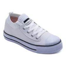 Tênis Feminino Star Confortável Original Branco Barato