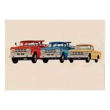 Quadro Vintage 20x30: Caminhões Dodge - 1969 # Novo Okm. 