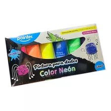 Set De Pintadedos Pointer (6 Colores) Neones