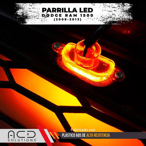 Parrilla Led Tipo Dodge Ram 1500 2009 2010 2011 2012 2013 Foto 7