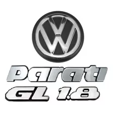 Kit Emblema Volkswagen Parati Gl 1.8 91/95 - 4 Peças