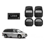 Tapetes 4pz Bandeja 3d Logo Chrysler Town & Country 06 - 10 Chrysler Town & Country