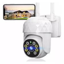 Cámara De Seguridad Genérica Cámara De Seguridad Wifi Inalámbrica Ip Camera Con Resolución De 2mp Visión Nocturna Incluida Blanca