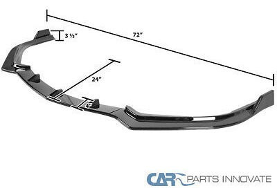 Fit 18-21 Acura Tlx Glossy Black Front Bumper Lip Spoile Ttx Foto 2