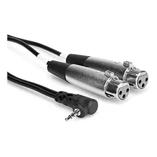 Hosa Cyx402f Dual Xlr3f A Rightangle Cable De Microfono Trs