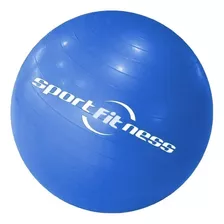 Balón Pilates Yoga Terapias Pelota Sportfitness 55cm Gym Abd Color Azul
