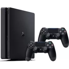 Sony Playstation 4 Ps4 Slim 500gb 2 Controle - Nf E Garantia