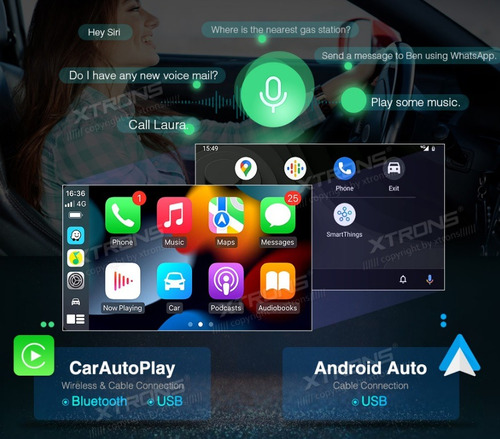 Mercedes Benz Clase S 2001-2005 Carplay + Android Gps Radio Foto 2