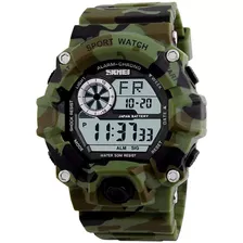 Relógio Esportivo Prova D'água Digital Skmei 1019 Camuflado