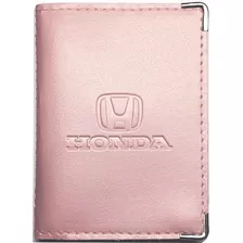 Honda Carro Capa Carteira Rosa Ótimo Para Presentear