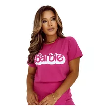 Blusa Barbie T-shirt Camiseta Estampa Moda Feminina