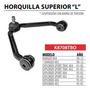 Horquilla Superior Izquierda Explorer Sport 4x4 1995-2003