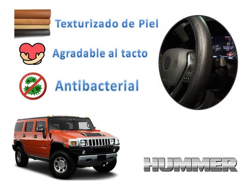 Funda Cubre Volante Piel Nuevo Hummer H2 2003 A 2007 2008 Foto 2