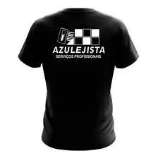 Camiseta Azulejista Uniforme Profissional Serviço