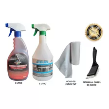 Limpia Parrillas/hornos + Protec. Acero Inox Profesional 