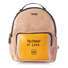 Mini Backpack The Power Of Love Café Wilys Mochila