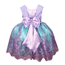 Vestido Da Princesa Pequena Sereia Ariel Vestido Roupa Luxo