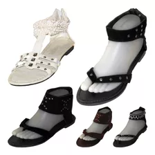 Sandalias Para Mujer Sandalias Tacón Bajo Tallas 36-41