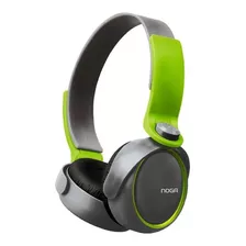 Auriculares Gamer Pc Celular Noga Ng-904 Con Manos Libres Color Negro/verde