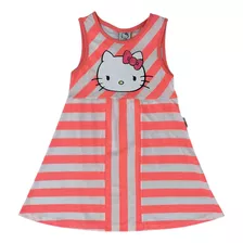 Vestido Niña Algodón Estampado Hello Kitty S128212-40