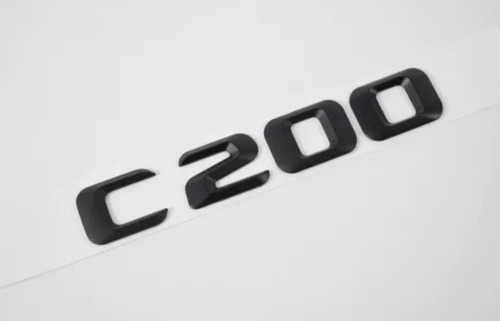 Bz Emblema C200 Mercedes Benz Negro Foto 3