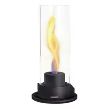Flamescapes Spiral Fire Feature Xl - Negro (combustible Incl