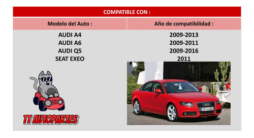 Faro Niebla Audi A4 2009-2010-10-2011-11-2012-12-2013 Ore Foto 4