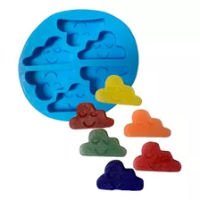 Mini Nuvem Chuva De Amor Molde Silicone Sabonete Biscuit