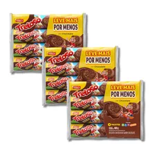Ki 12 Biscoitos Recheado Sabor Chocolate Treloso - Vitarella