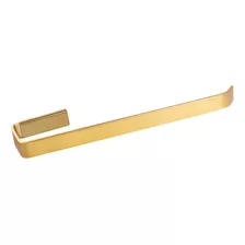 Porta Toalha Rosto Para Banheiro Quadrado Dourado Gold