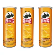  Papas Pringles Sabor A Queso 124 G (pack X3 Tubos)