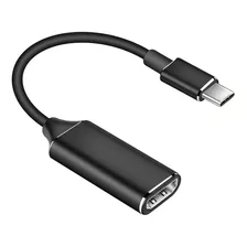 Cable Negro Convertidor Tipo C A Hdmi 4k 30hz